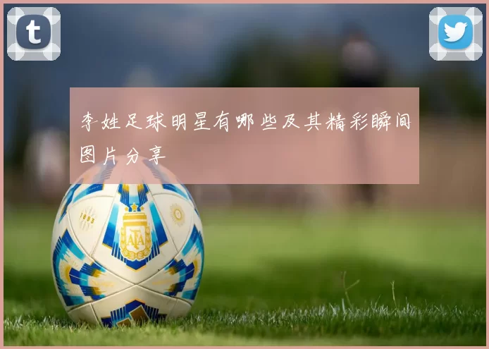 李姓足球明星有哪些及其精彩瞬间图片分享