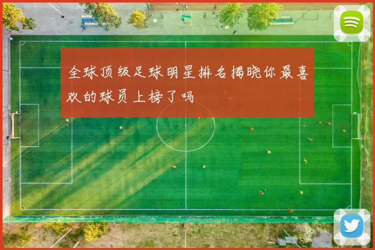 全球顶级足球明星排名揭晓你最喜欢的球员上榜了吗
