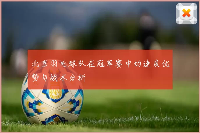北京羽毛球队在冠军赛中的速度优势与战术分析